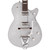 Gretsch G6129T-VS electric guitar with a silver sparkle finish, dual humbuckers, Bigsby vibrato tailpiece, and single-cutaway body.