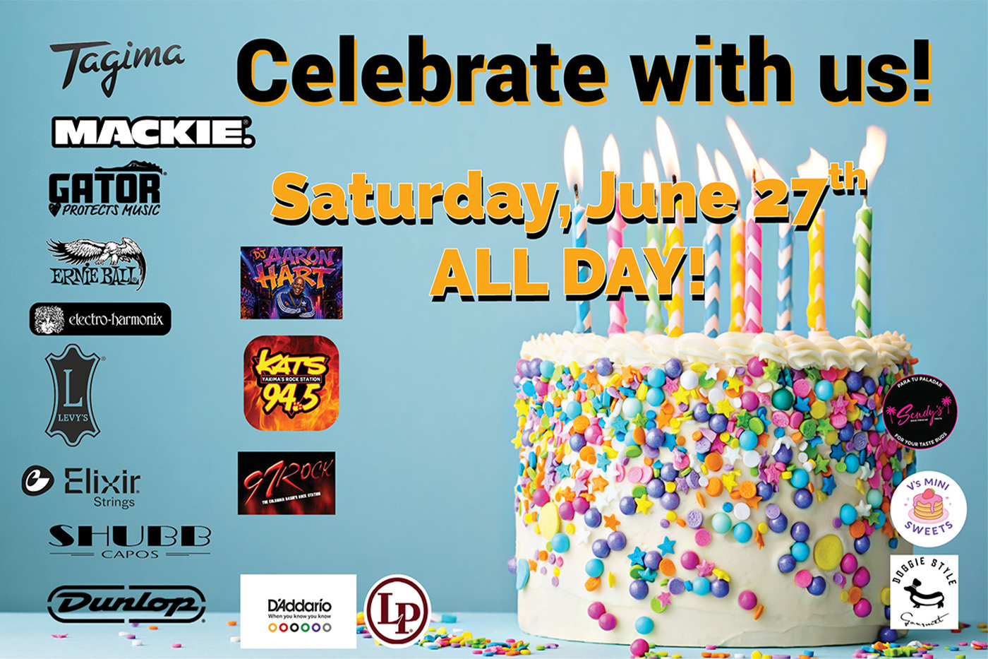 Come play music and help us celebrate 95 years of making music makers.