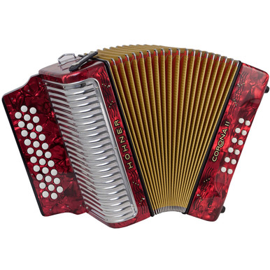 Hohner Corona II Classic Diatonic Button Accordion - Ted Brown