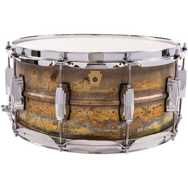 Ludwig LB464R Raw Brass Phonic 6.5x14 Snare Drum - Ted Brown Music