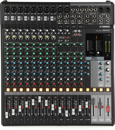 Yamaha MG16X CV 16-channel Stereo Mixer with Effects - Ted Brown