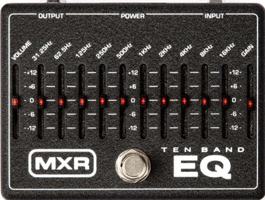 MXR M108S 10 Band Graphic EQ MXR M108S Ten Band EQ Pedal | Sweetwater