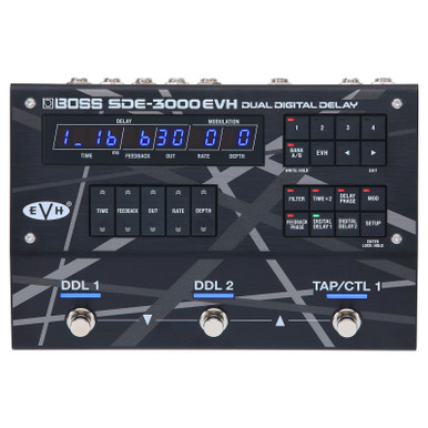 BOSS SDE-3000EVH Dual Digital Delay Pedal - Ted Brown Music BOSS SDE-3000EVH Dual Digital Delay Pedal - Ted Brown Music