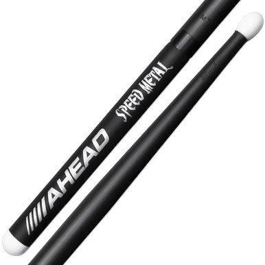 Ahead JJ1 Speed Metal Nylon Tip Aluminum Drumsticks - Ted Brown