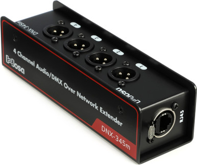 Hosa DNX-345M DMX, AES, or Analog Audio Male XLR Cat5 Extender