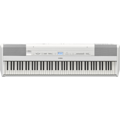 Yamaha P-525 88-Key Digital Piano with Speakers - White - Ted
