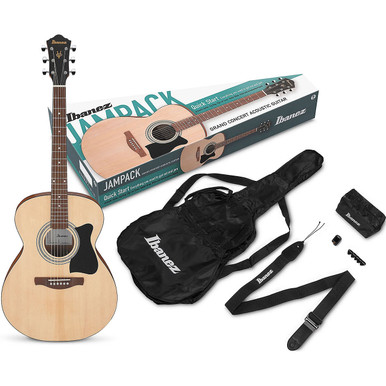 Ibanez IJVC50 Quick Start JamPack Grand Concert Acoustic Guitar