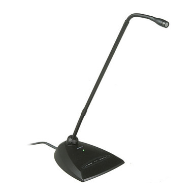 Shure MX418D/C 18-inch Cardioid Gooseneck Microphone with Desktop