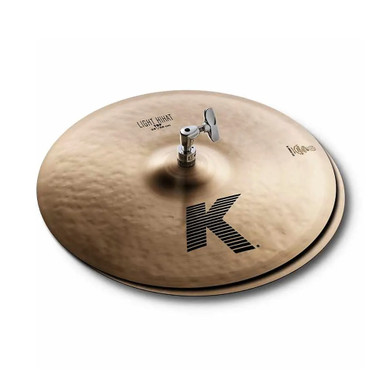 ミュージックチャイム Zildjian K0923 15-Inch K Light Hi Hats Cymbals - Ted Brown Music