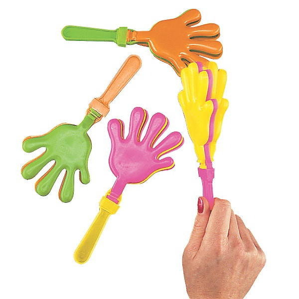 Mega Pack Plastic Hand Clappers Party Time, Inc.