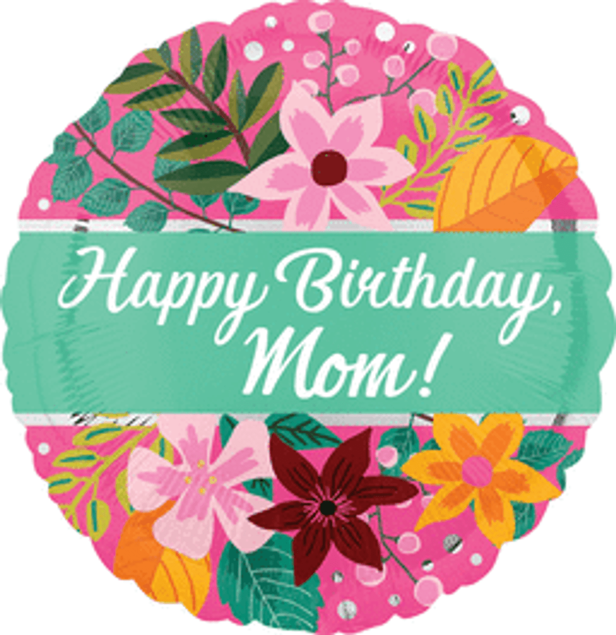 Happy Birthday Mom Bouquet 18in Party Time Inc Happy Birthday Mom Bouquet 18in Party Time Inc