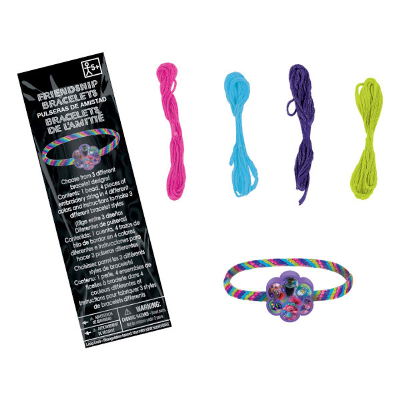 Trolls World Tour Friendship Bracelet Kits - Party Time, Inc.