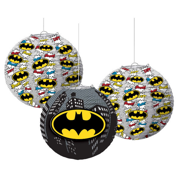 Batman Heroes Unite Paper Lantern Decorations Party Time Inc