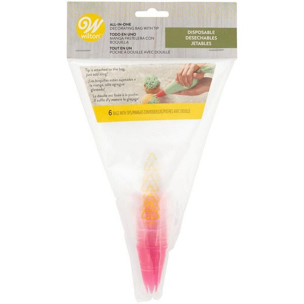 All in One Disposable Decorating Bags with 1M Tips Party Time, Inc.