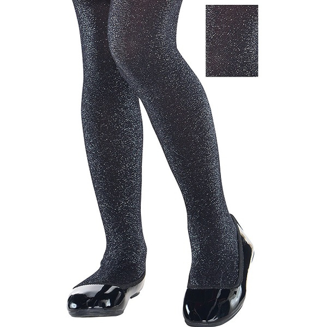 Black Sparkle Tights - Party Time, Inc.