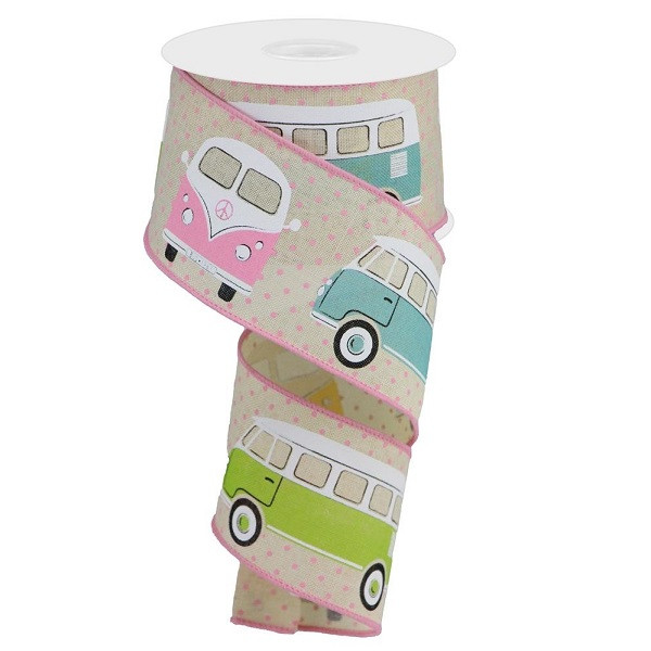 Vintage Bus Ribbon - Party Time, Inc.