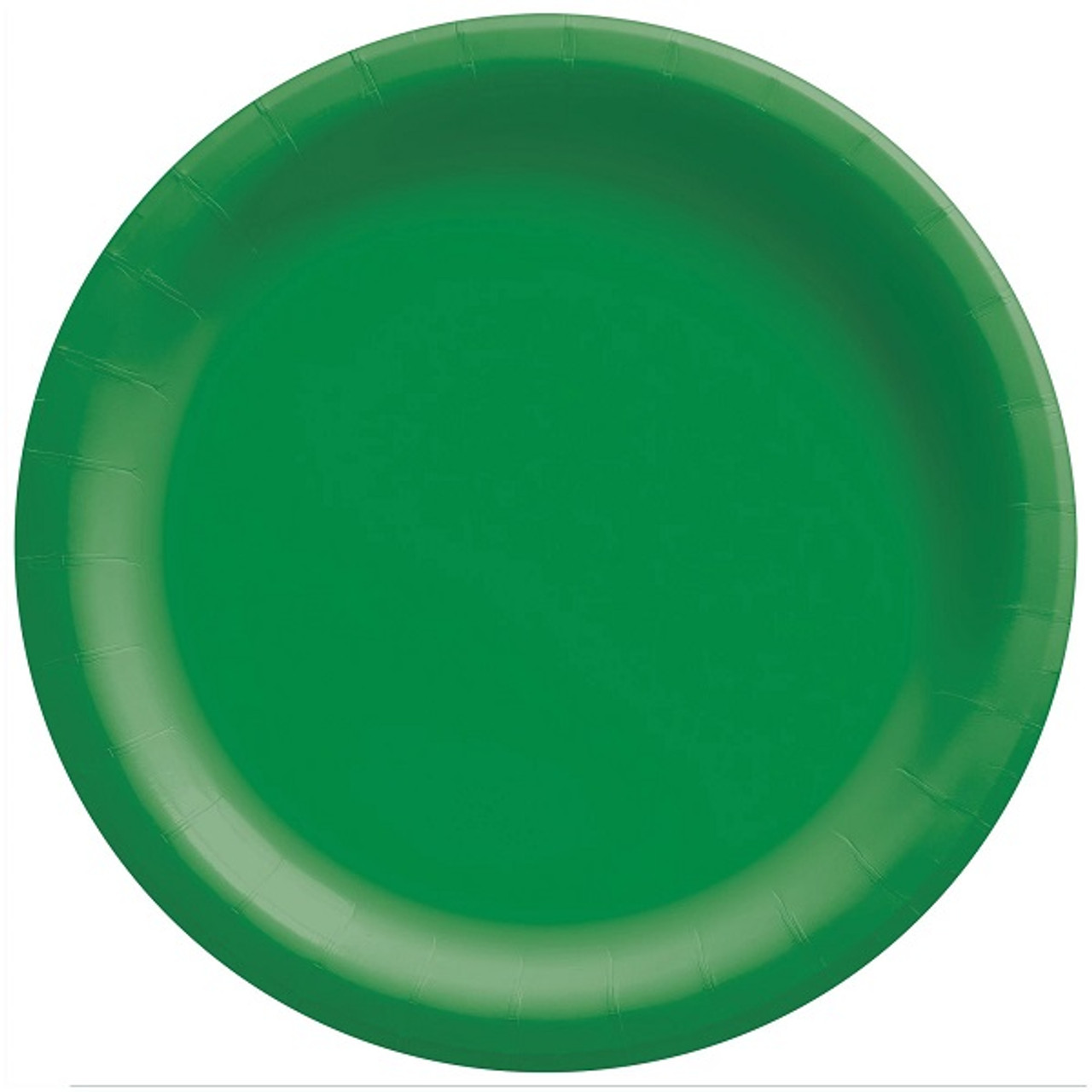 Festive Green 8.5in Round Paper Plates - Party Time, Inc.