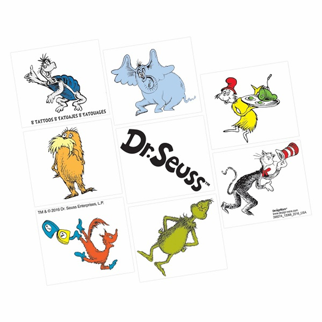 dr seuss characters pictures and names