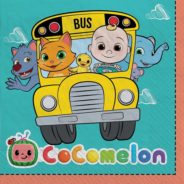 Cocomelon Lunch Napkins - Thumbnail 2