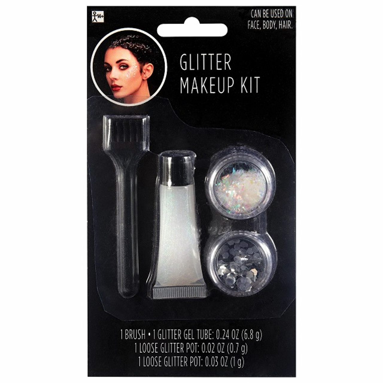 pølse på den anden side, Junction Iridescent Glitter Makeup Kit - Party Time, Inc.