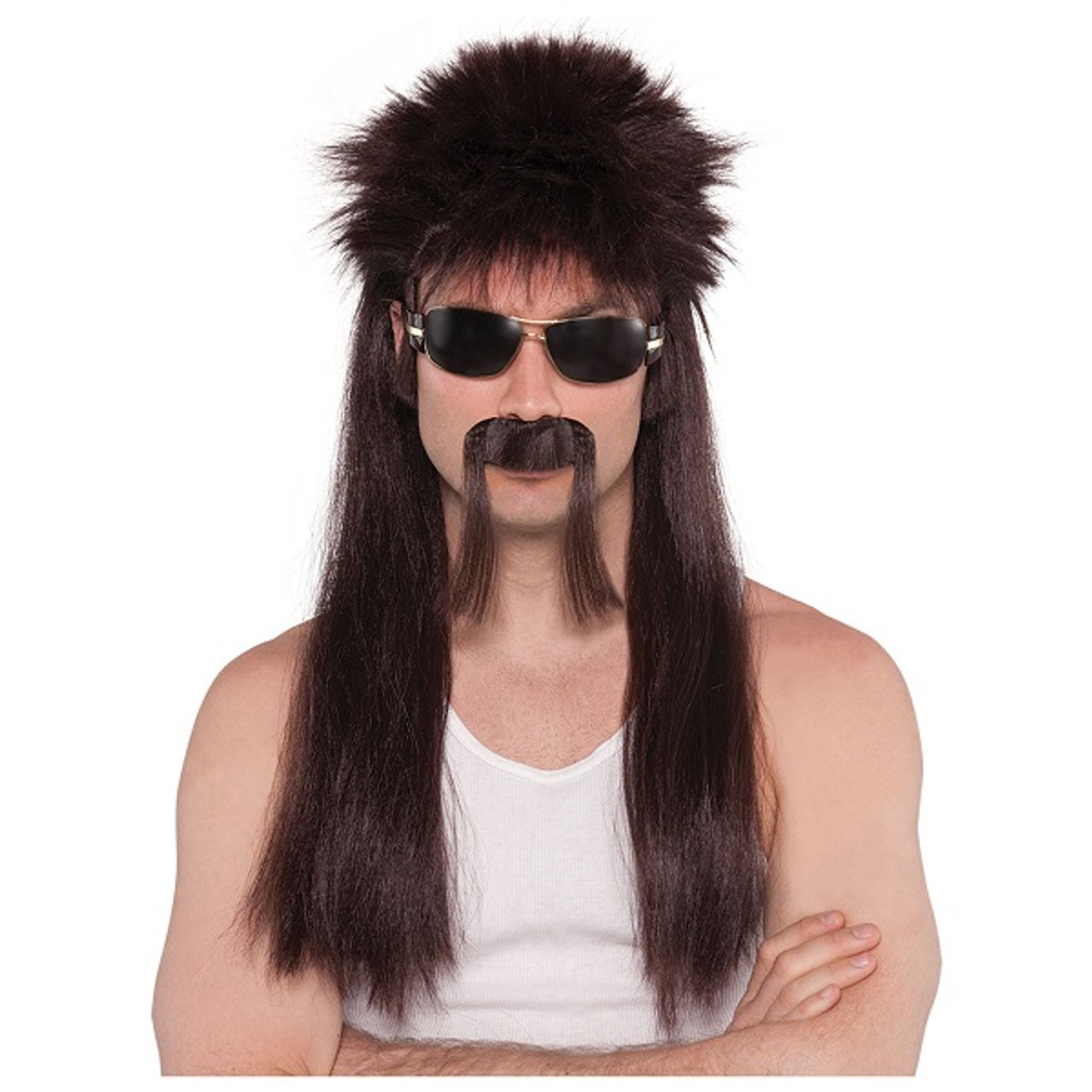 18 Wheeler Brown Wig Kit - Party Time, Inc.