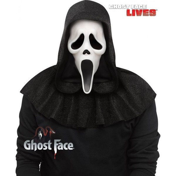 Ghost Face Deluxe Mask - Party Time, Inc.