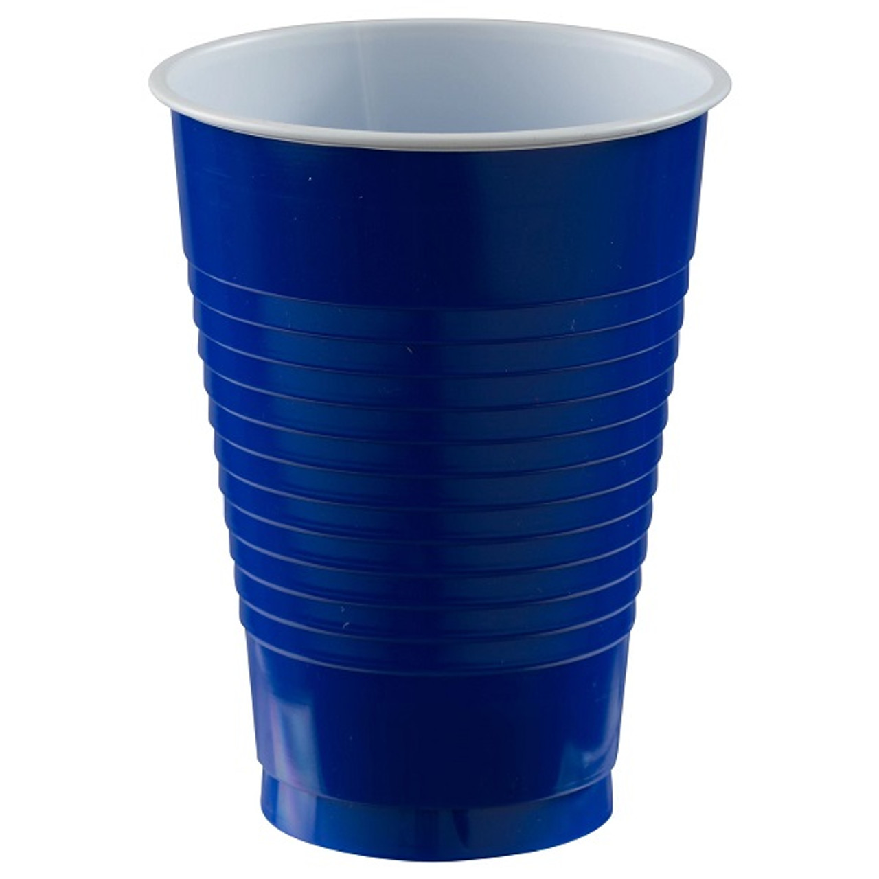 Bright Royal Blue 12oz Plastic Cups - Party Time, Inc.