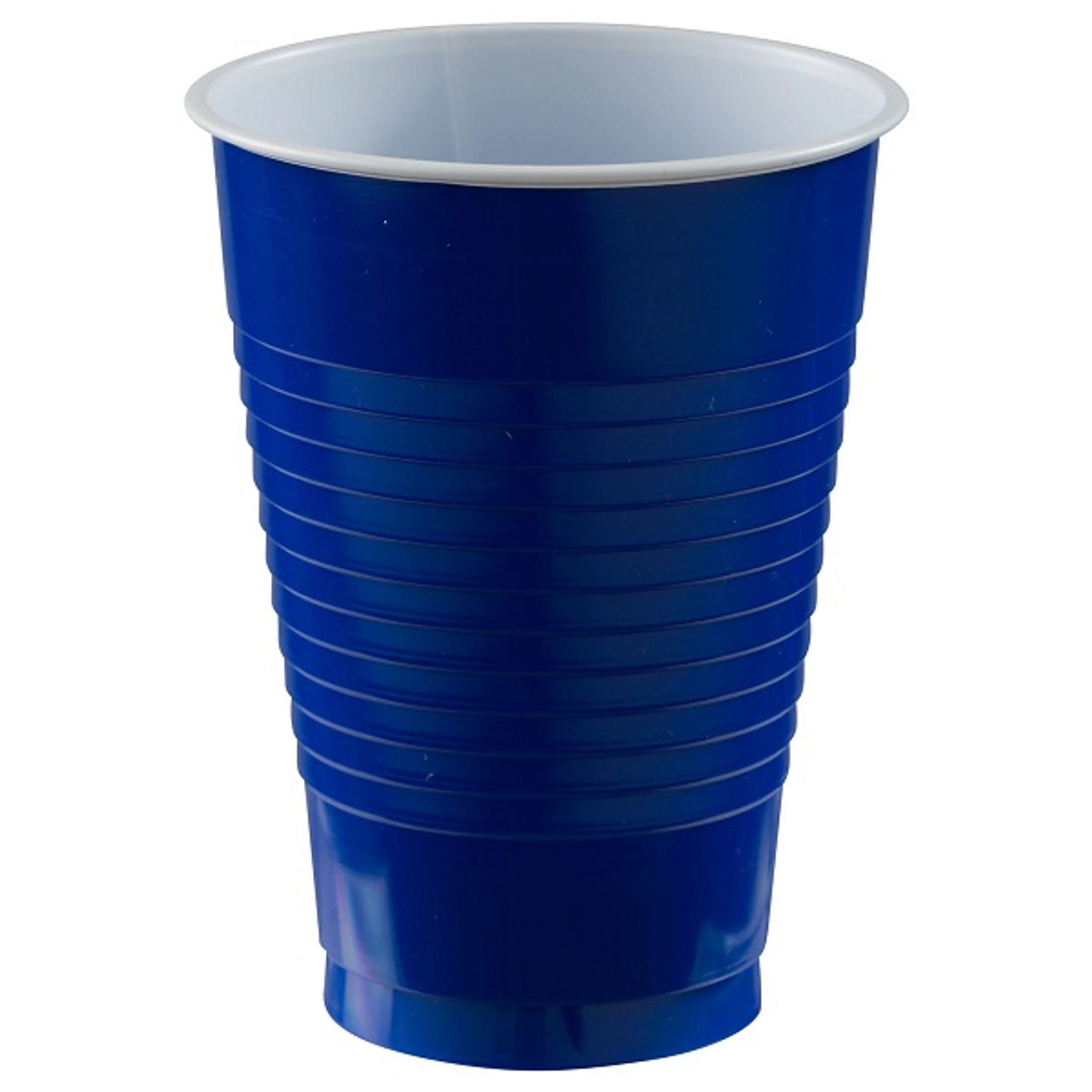 Bright Royal Blue 12oz Plastic Cups