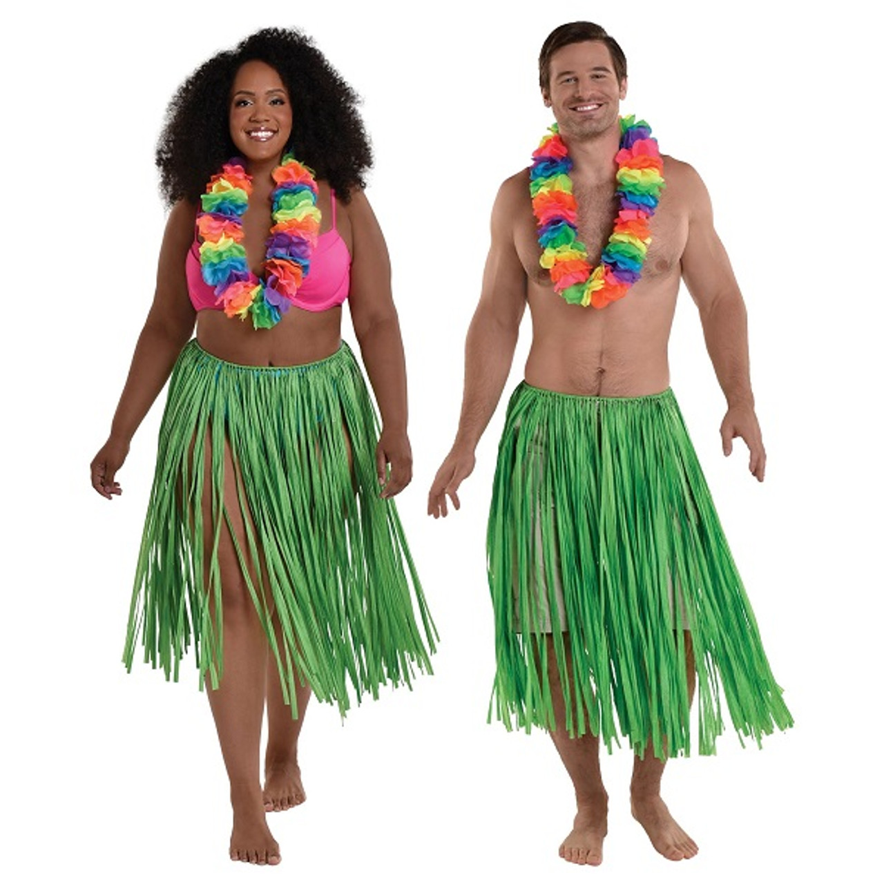Grass Skirts for Adults Hula Skirt Plus Size Luau Dance Hawaiian Party  Costume Elastic Waist, Green, One Size fits All : : Clothing,  Shoes & Accessories