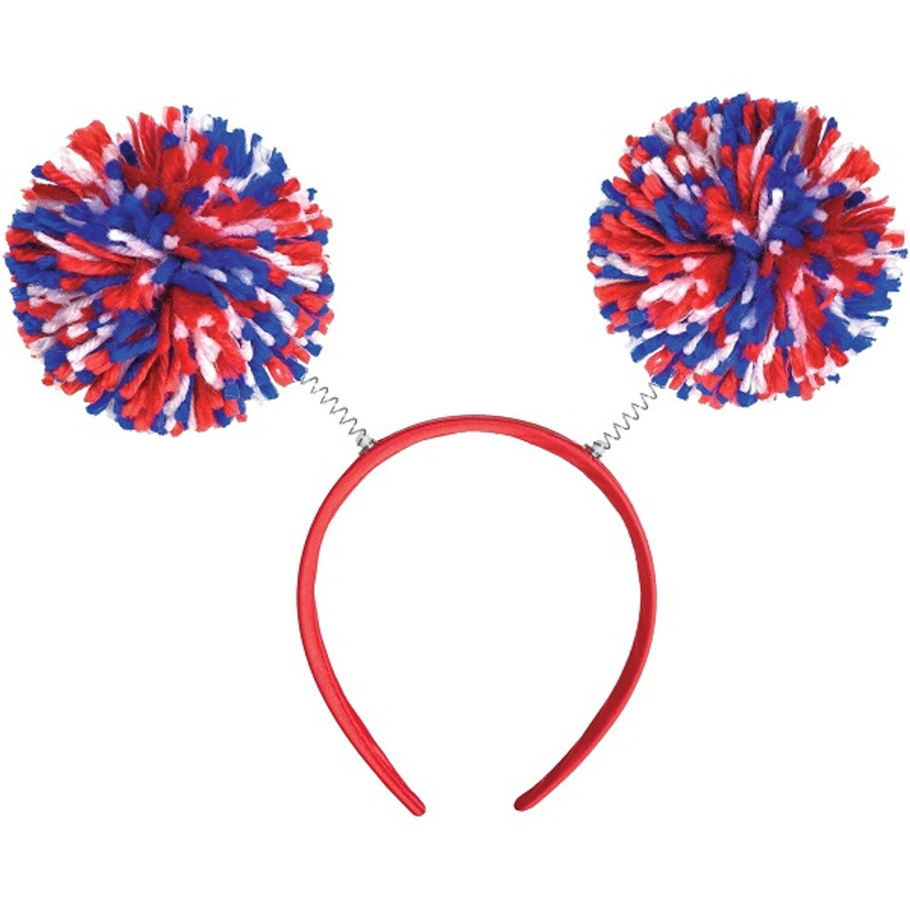 Red Pom Pom Headbopper - Party Time, Inc.