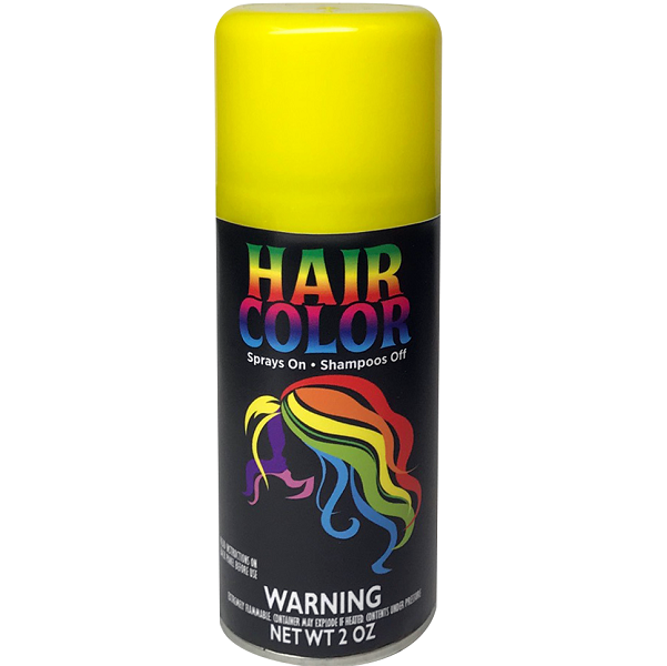 Yellow Fluorescent Hair Spray