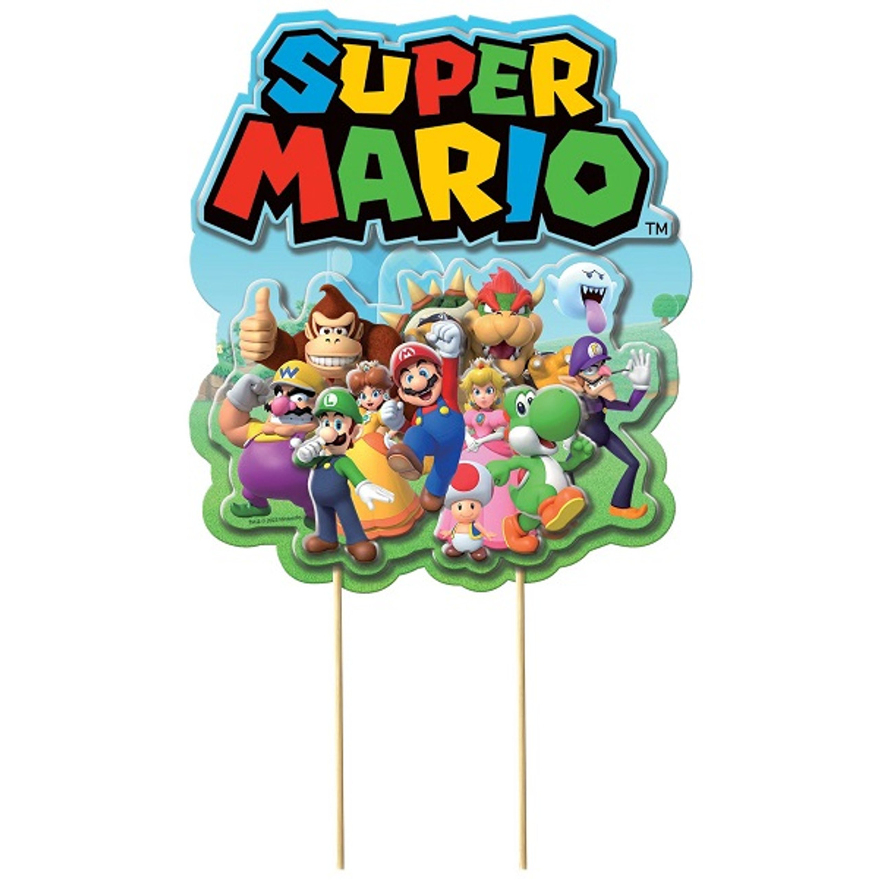 Super Mario Brothers Cake Topper - Party Time, Inc.