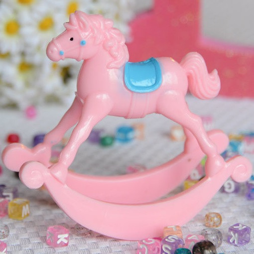 pink rocking horse