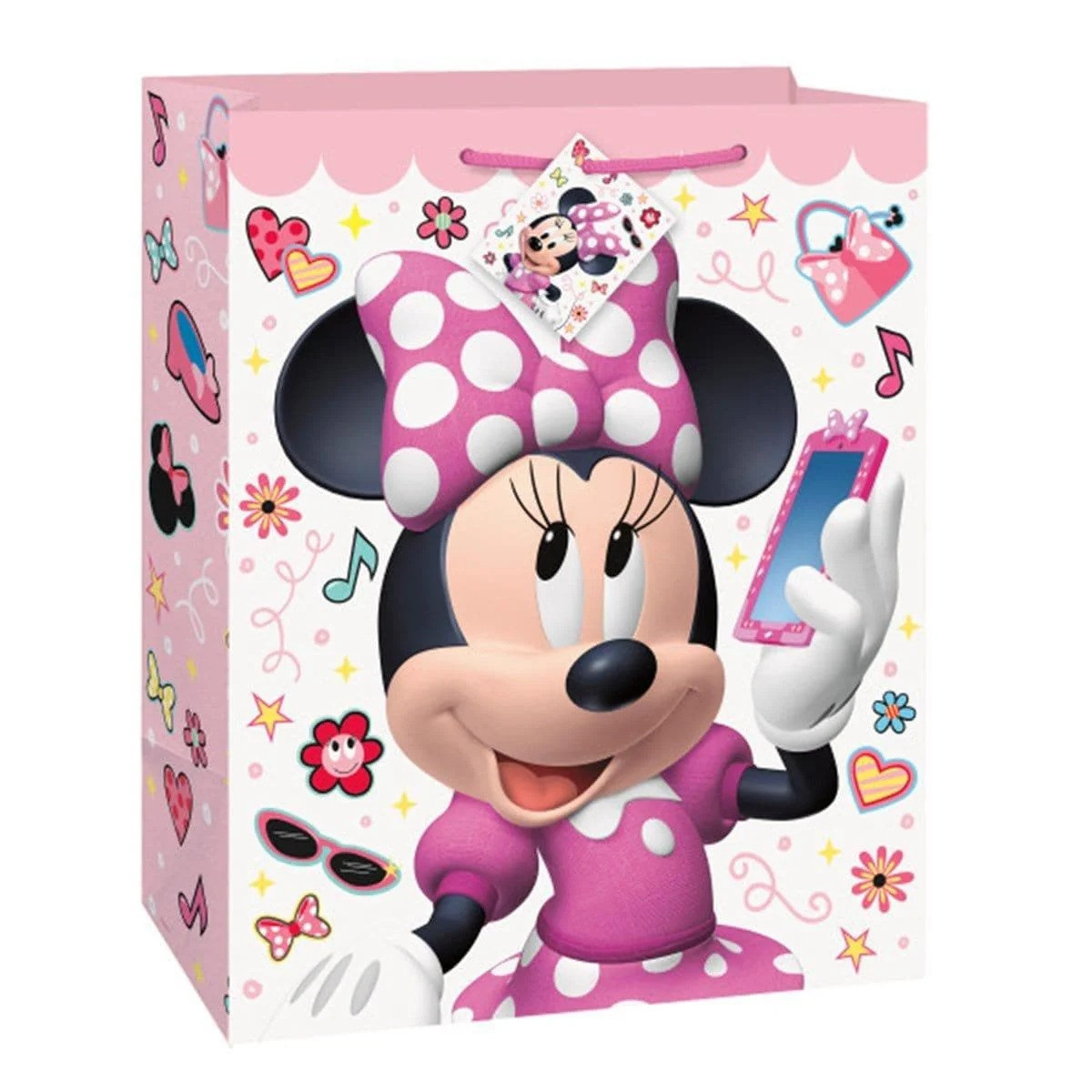 DISNEY Sac maternelle rose Minnie pas cher