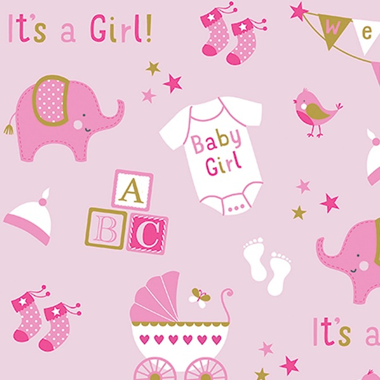 Gift wrapping hot sale for baby girl