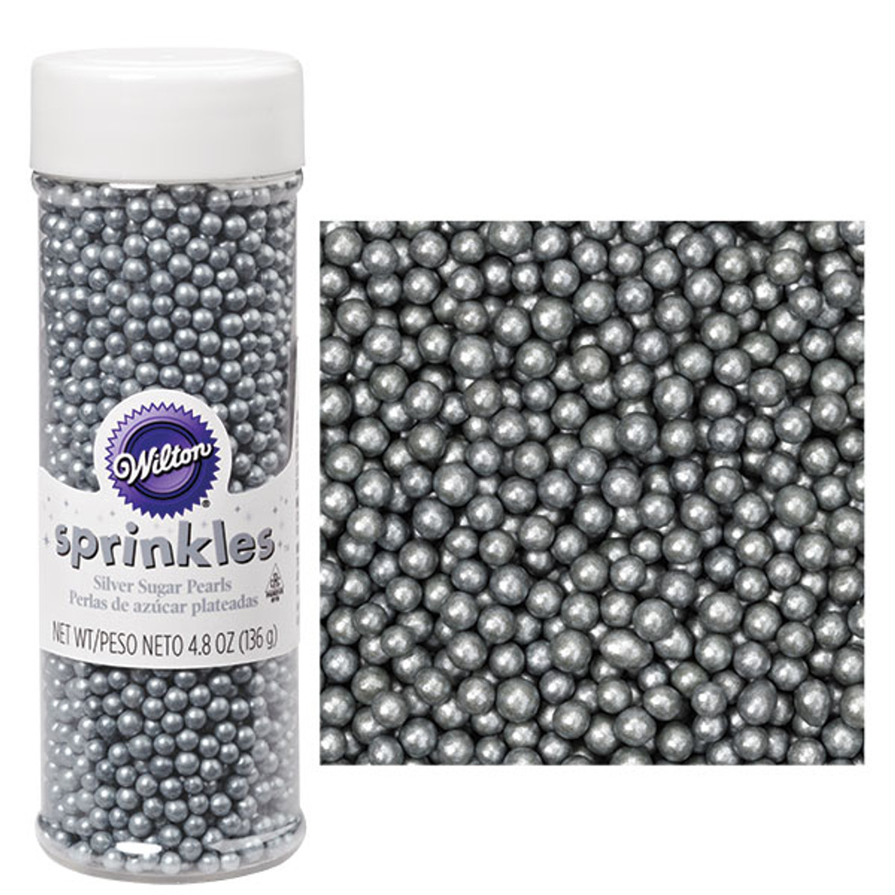 Sprinkles Silver Pearl Sugar Candy Mix Size Baking Algeria
