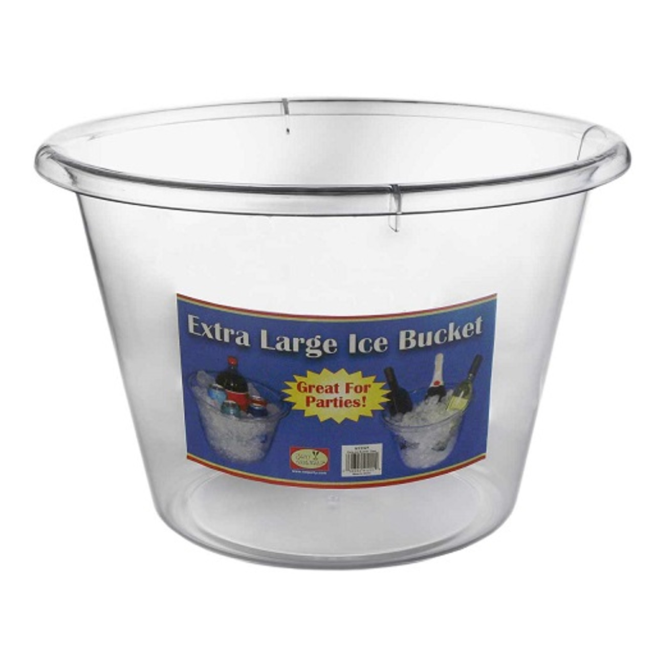 large plastic ice bucket