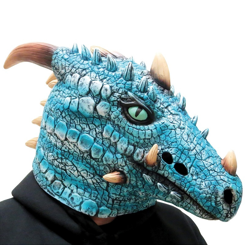 Ice Dragon Mask - Party Time, Inc.