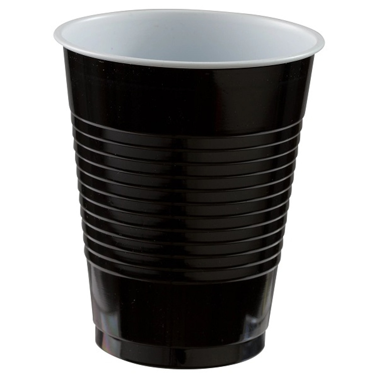 Jet Black Plastic Cups 18oz Party Time, Inc.