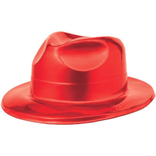 Solid Color Fedora - Red Solid Color Fedora - Red