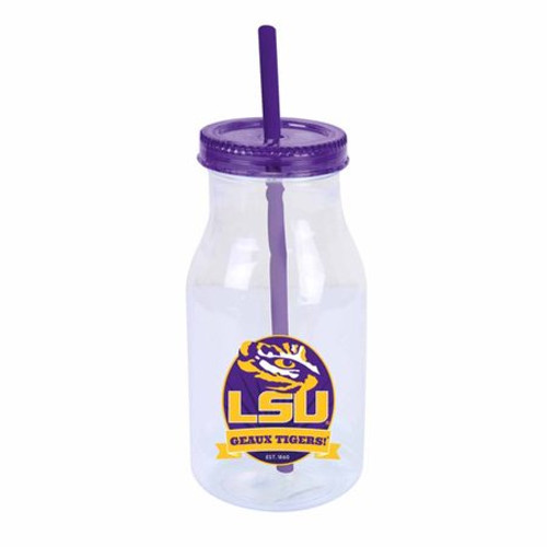 LSU Tigers Water Bottle Flavor Infuser Clear 20 oz