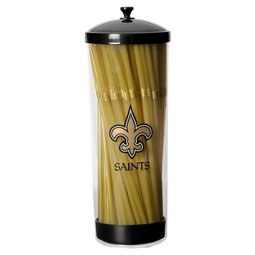 New Orleans Saints Straw Dispenser New Orleans Saints Straw Dispenser