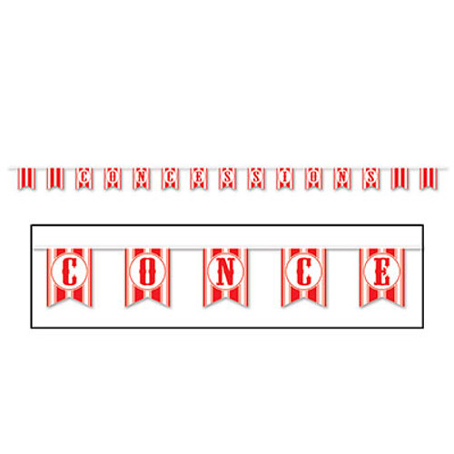 Concessions Pennant Banner