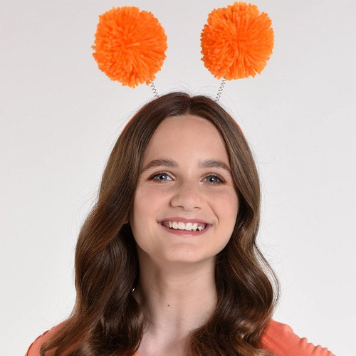 Red Pom Pom Headbopper - Party Time, Inc.