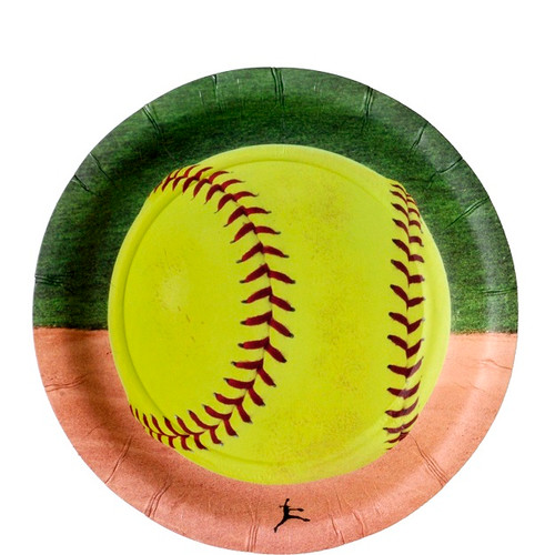 Girl's Fastpitch Luncheon Plates