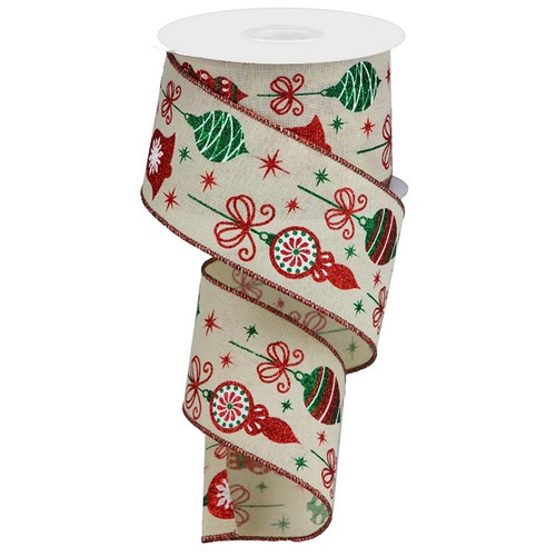 Vintage Ornaments Ribbon