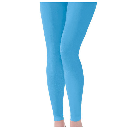 Child's Footless Tights - Light Blue 