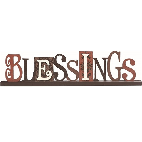Blessings Cut Out Table Decoration