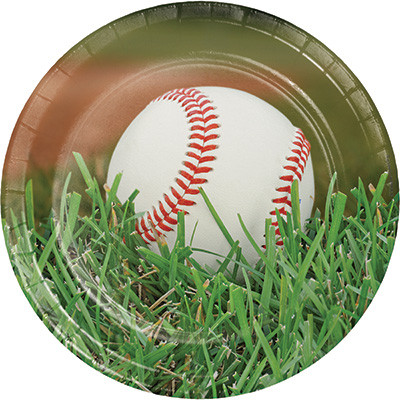 Baseball Fanatic Luncheon Plates