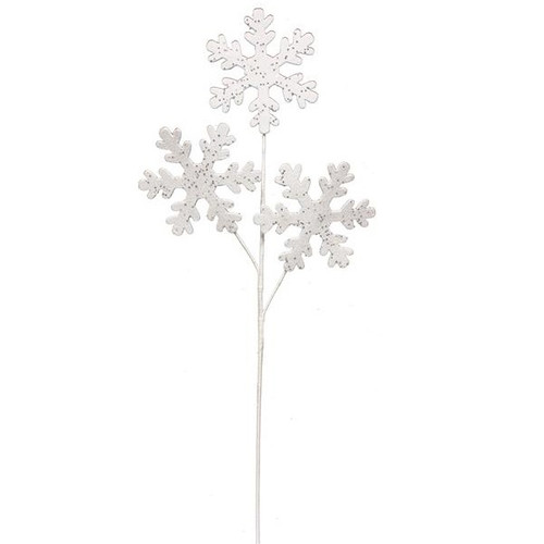 Glitter Snowflake Spray 29.5in